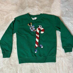 H & M Boys Printed Sweatshirt - Candy Cane